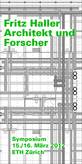 Fritz Haller: Architekt und Forscher Fritz Haller: Architekt und Forscher