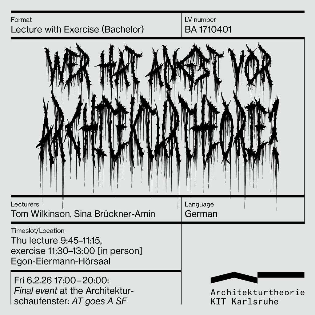 Vorlesung WS 25/26